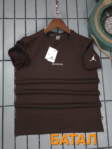 Футболка Hous Of Timur (3XL-7XL) HT3003 brown (лето)