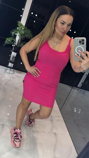 Платье LOVEKAN (S-L) 1532 pink (лето)
