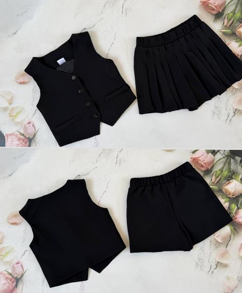 Костюм Moda school (122-146) 8612 black (лето)