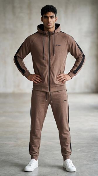 Костюм спорт Shon (50-56) S3826 brown (деми)
