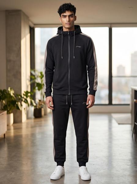 Костюм спорт Shon (50-56) S3832 black (деми)