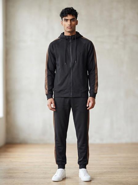 Костюм спорт Shon (50-56) S3834 black (деми)