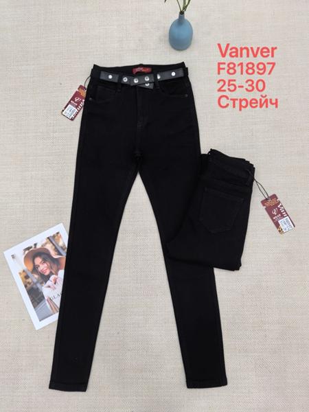 Джинсы Vanver (25-30) F81897 black (деми)