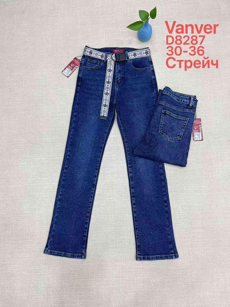 Джинсы Vanver (30-36) D8287 blue (деми)