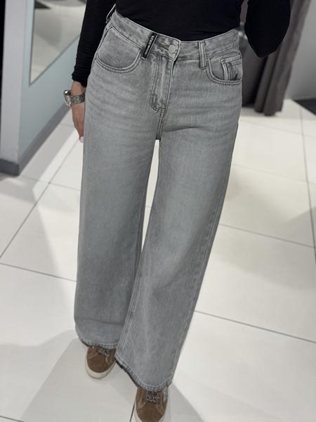 Джинсы Comod (S-XL) 60636 l.grey (деми)