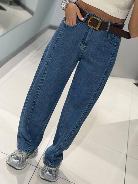Джинсы Comod (S-XL) 9118 blue (деми)