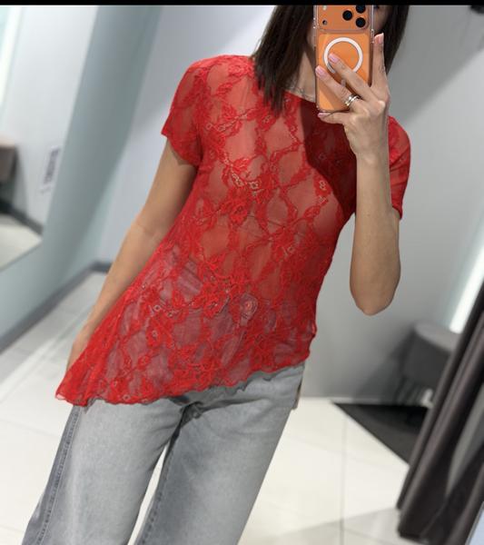 Футболка Comod (S-L) 5829 red (лето)