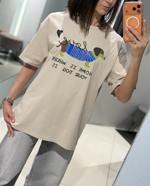 Футболка Comod (S-L) 861 beige (лето)