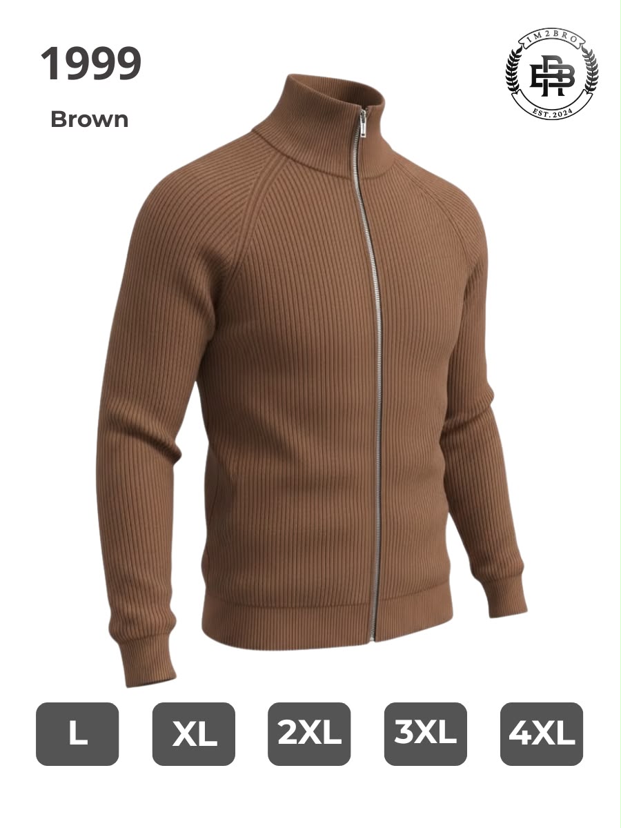 Кофта 2BRO (L-5XL) 1999 brown (деми)