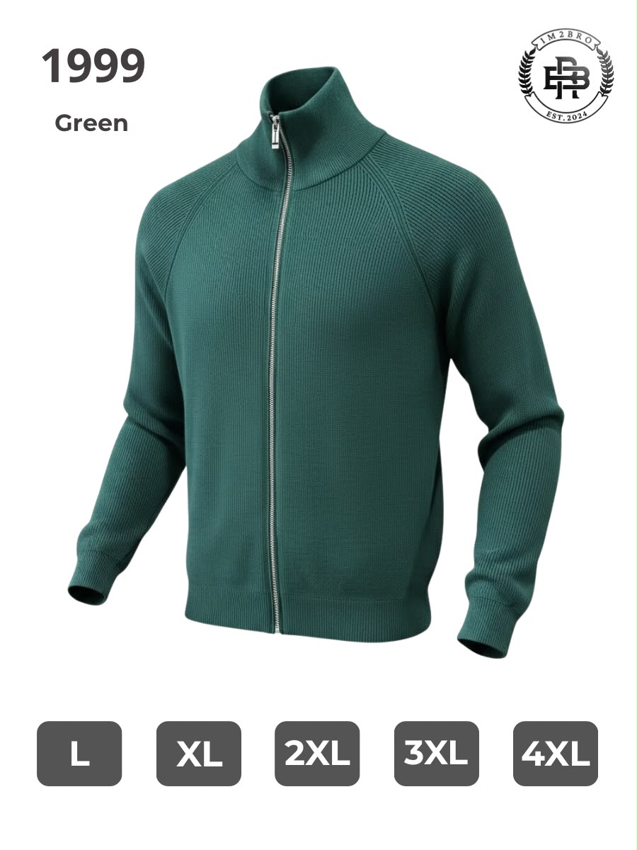 Кофта 2BRO (L-5XL) 1999 green (деми)