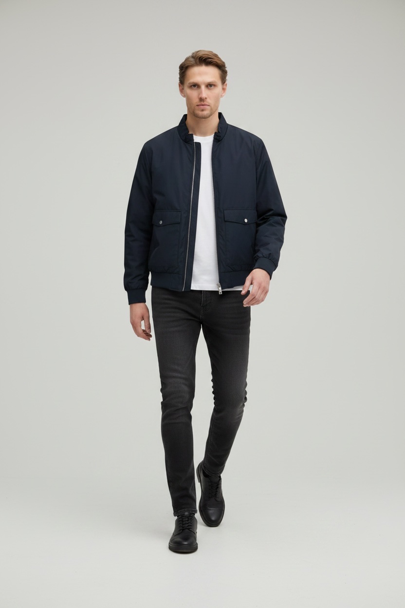 Куртка 2BRO (M-3XL) 2912 navy (деми)