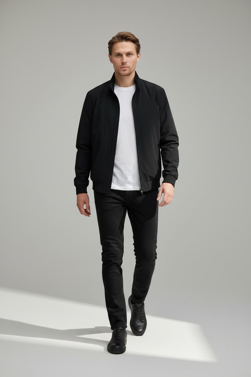 Куртка 2BRO (M-3XL) 8501 black (деми)