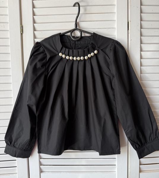 Блузка Delfinka (120-160) 85052 black (деми)