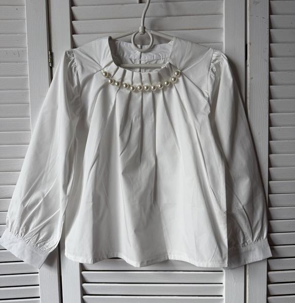 Блузка Delfinka (120-160) 85052 white (деми)