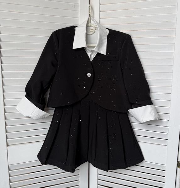 Костюм Delfinka (120-160) 86008 black (деми)