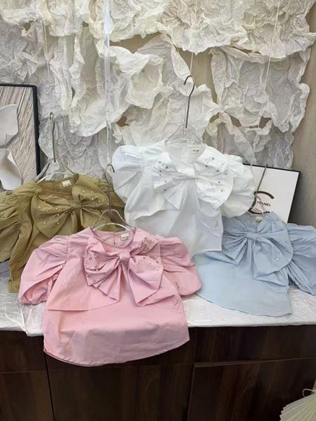 Блузка Delfinka (120-160) 88105 l.blue (лето)