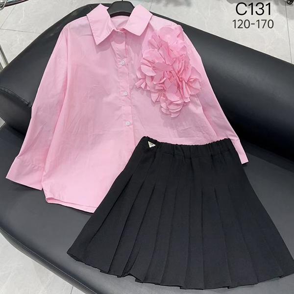 Рубашка Delfinka (120-170) C131 pink (деми)
