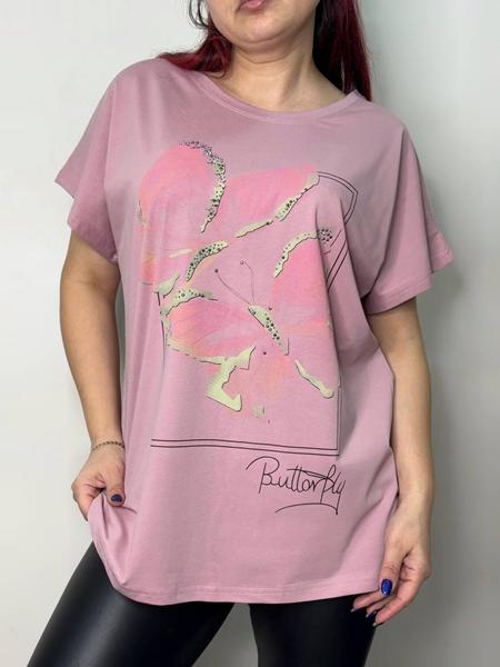 Футболка Kosta (50-54) 5537 pink (лето)