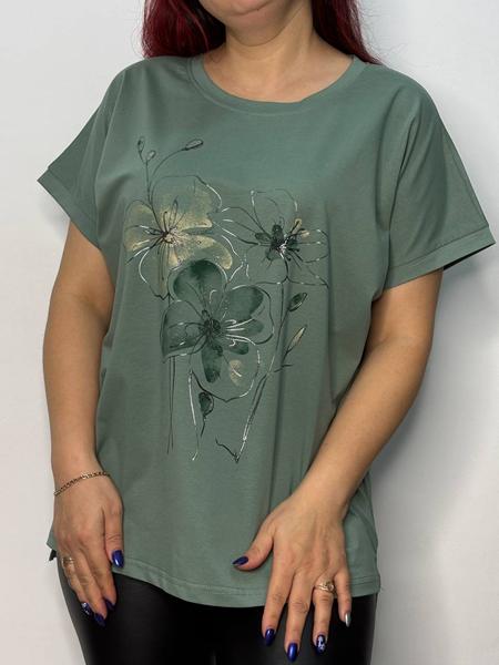 Футболка Kosta (50-54) 8102 green (лето)