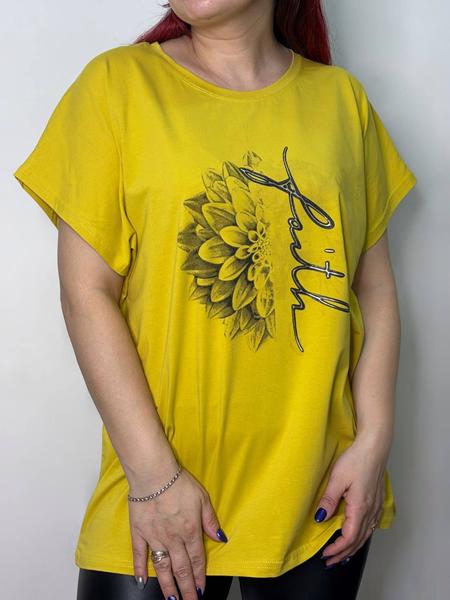 Футболка Kosta (50-54) E013 yellow (лето)