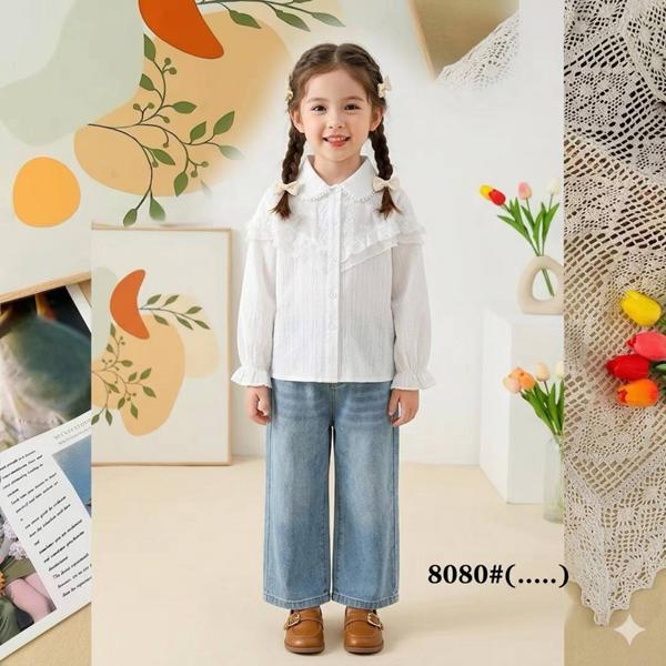Блузка Фунтик (4-8) 8080 white (деми)