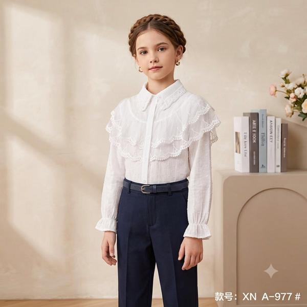 Блузка Фунтик (4-8) A977 white (деми)
