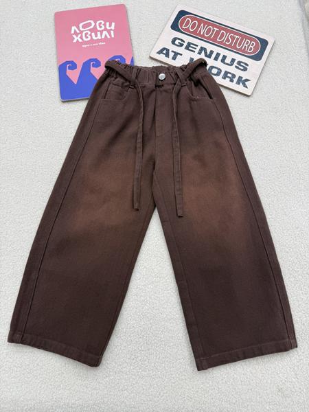 Джинсы Yalisi (120-170) F018 brown (деми)