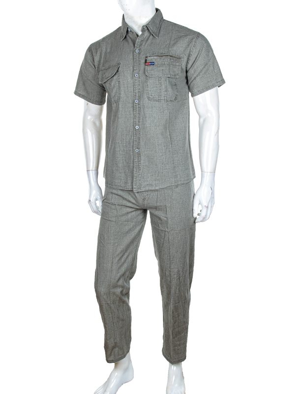 Костюм Logaster (M-XL) Ляний костюм grey (лето)