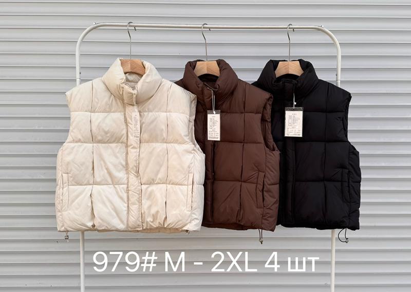 Жилетка DGMD (M-2XL) 979 brown (деми)