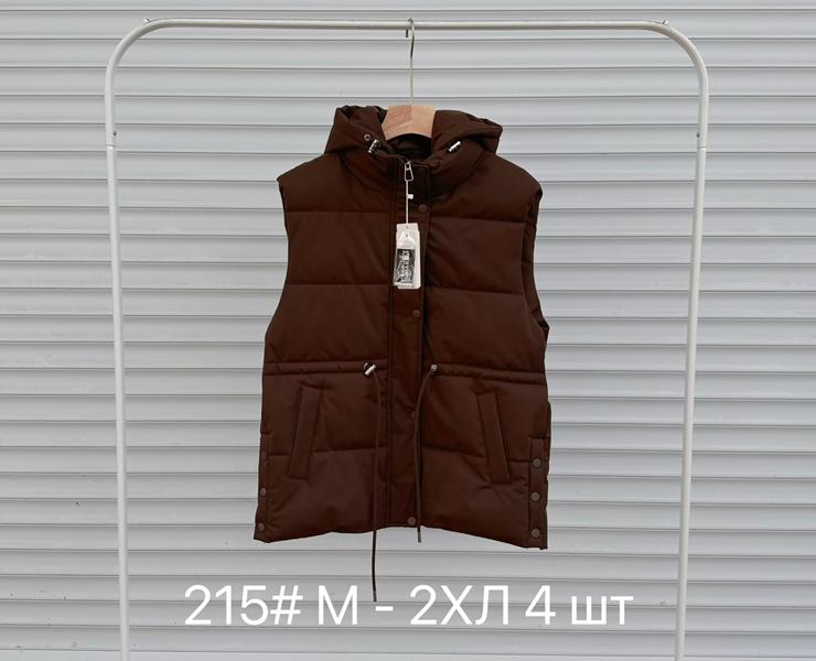 Жилетка DGMD (M-2XL) 215 brown (деми)