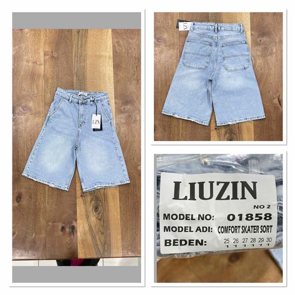 Шорты Maxim Jeans (25-30) 01858 l.blue (лето)