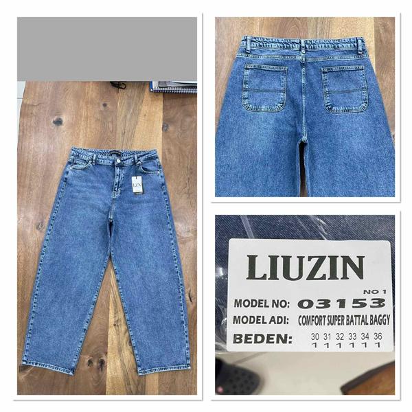 Джинсы Maxim Jeans (30-36) 03153-1 blue (деми)