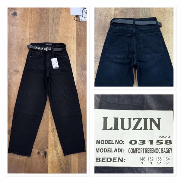 Джинсы Maxim Jeans (24-27) 03158-2 black (деми)