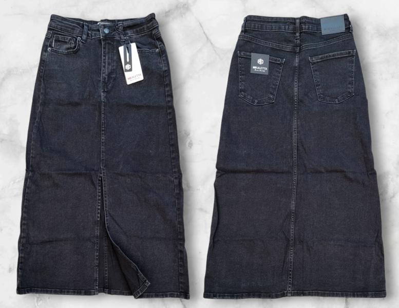 Юбка Maxim Jeans (S-XL) 1013 black (S-XL) (лето)