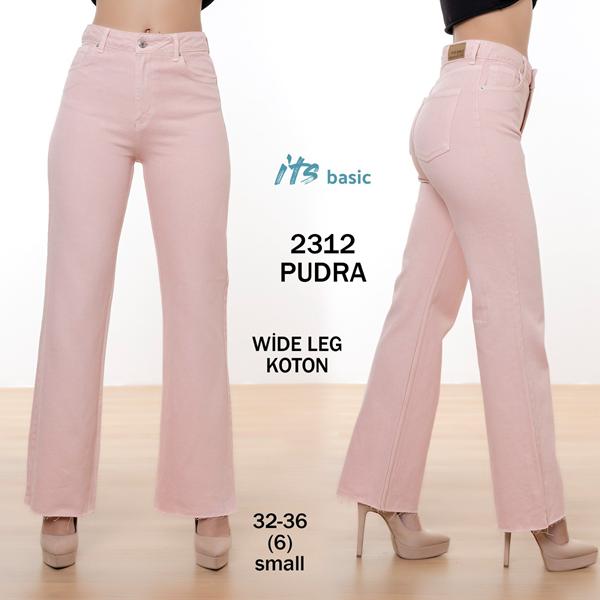 Джинсы Maxim Jeans (32-36) 2312 pink (деми)