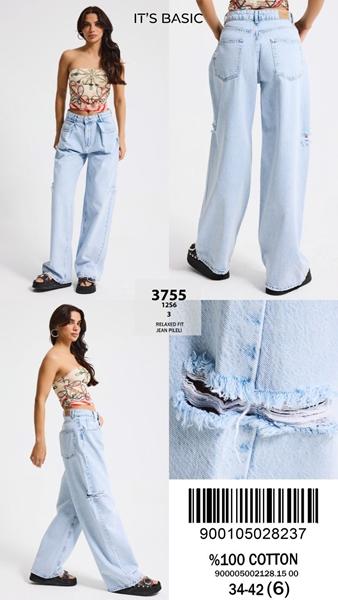 Джинсы Maxim Jeans (34-42) 3755-12S6-3 l.blue (деми)