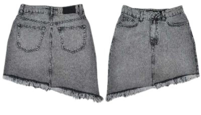 Юбка Maxim Jeans (25-29) 5040 grey (лето)