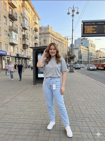 Джинсы Maxim Jeans (32-40) 749-1 blue (деми)
