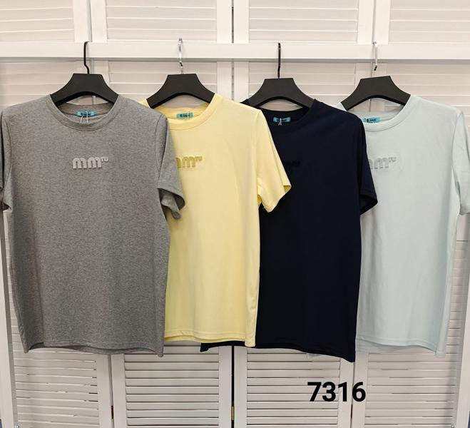 Футболка MMC clothes (44-46) 7316 yellow (лето)