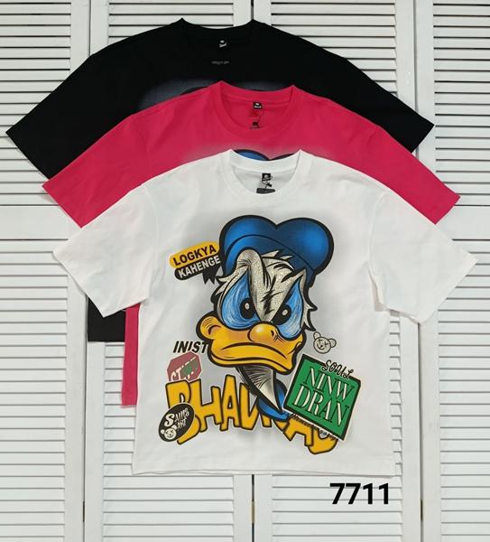 Футболка MMC clothes (44-48) 7711 white (лето)