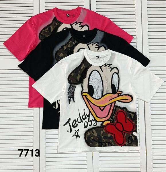 Футболка MMC clothes (44-48) 7713 black (лето)