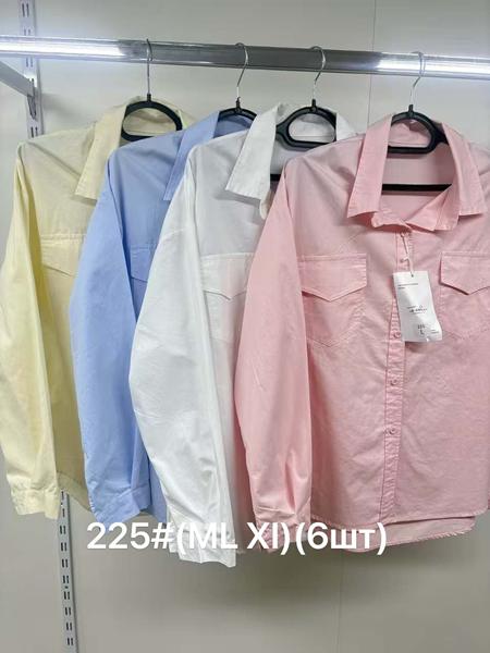 Рубашка Jacket (M-XL) 225 l.blue (деми)