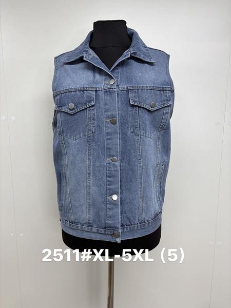Жилетка Jacket (XL-5XL) 2511 blue (деми)