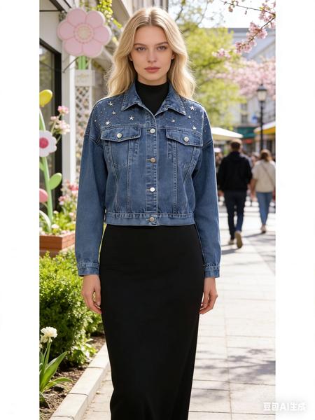 Куртка Jacket (M-3XL) 602 blue (деми)