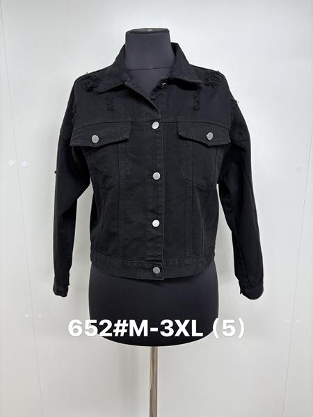 Куртка Jacket (M-3XL) 652 black (деми)