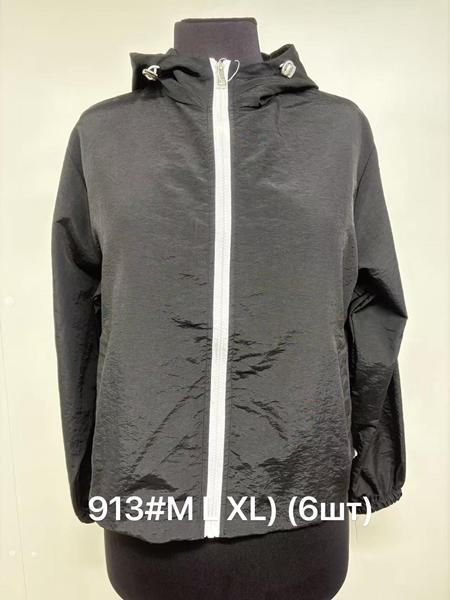 Ветровка Jacket (M-XL) 913 black (деми)