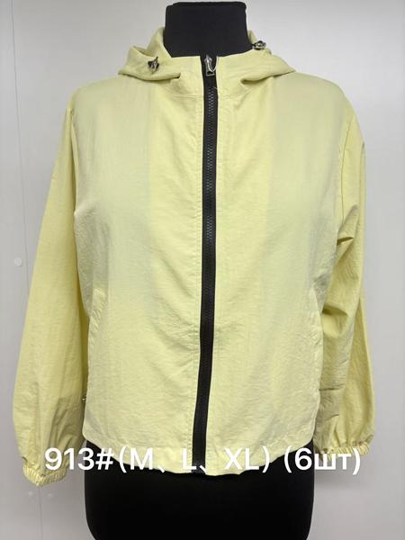 Ветровка Jacket (M-XL) 913 yellow (деми)
