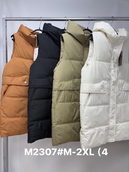 Жилетка Jacket (M-2XL) M2307 black (деми)