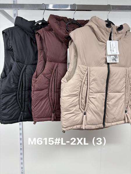 Жилетка Jacket (L-2XL) M615 brown (деми)