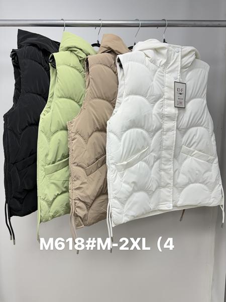 Жилетка Jacket (M-2XL) M618 black (деми)